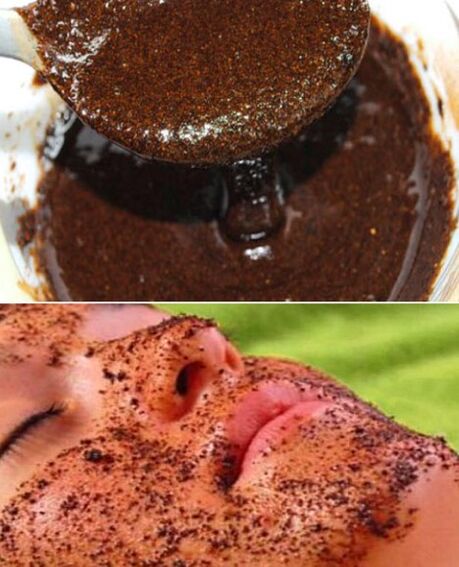 Mască de pilule cu fascicul de cafea